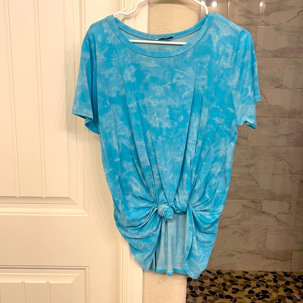 Tie front top